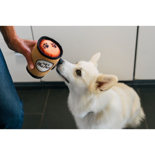Play- Pup Cup - Giocattoli per cani - Caffe e Latte