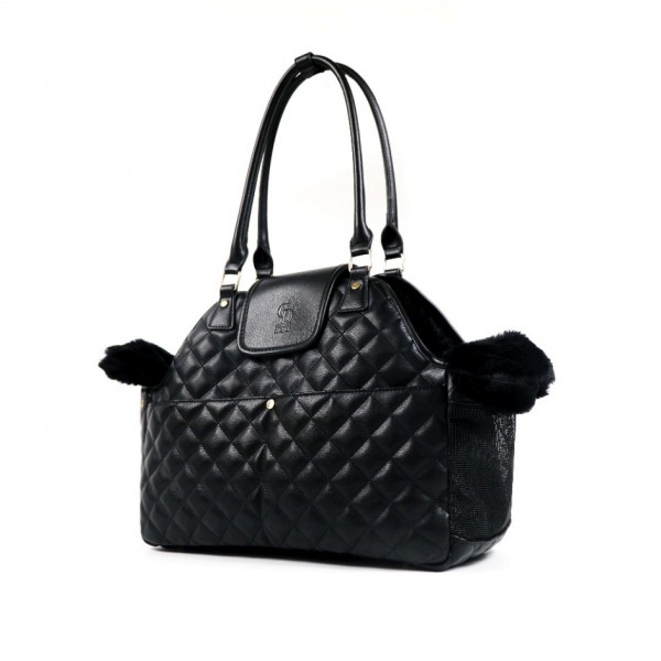 BO-Paris Quilted Carrier - Black