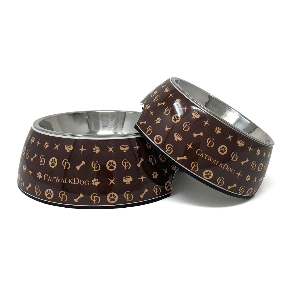 Small Chewy Vuitton Dog Bowl