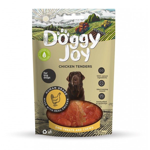 Doggy Joy - Natural Snack for Dogs - Chicken Tenders - 90gr