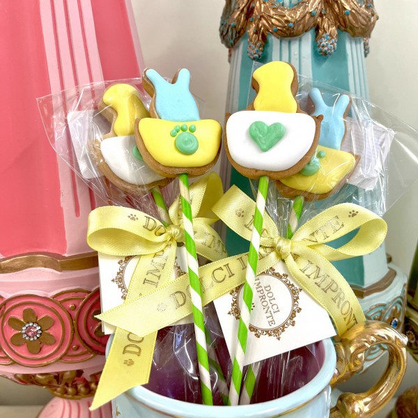 Dolci Impronte® - Easter - Pack of two decorated Lollypops - 30 gr