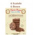 Dolci Impronte - Le Miestelle - Pack of 6 Biscuit Boxes - Carob Flour - 250 gr