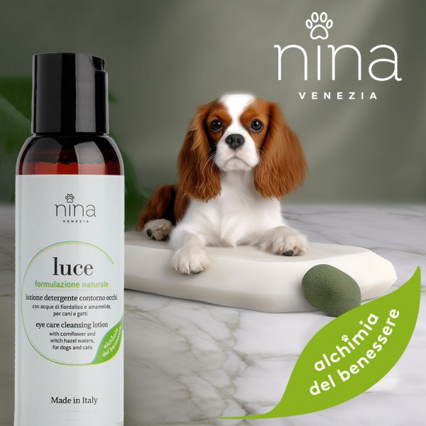 Nina Venezia LUCE - Eye Contour Cleanser - Dog Cat - 100ml - Natural Formulation