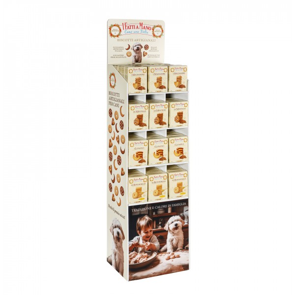 Dolci Impronte  Display  - FATTI A MANO biscuits - Delivered with 144 boxes