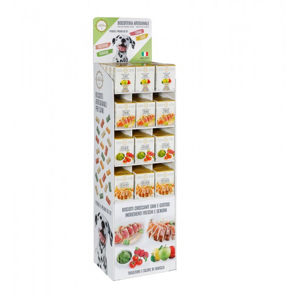 Dolci Impronte® - Display with 192 boxes  -  BISCUITS collection