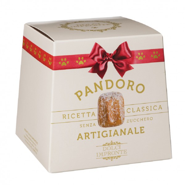 Dolci Impronte - Christmas Pandoro Box with Coconut - 120gr