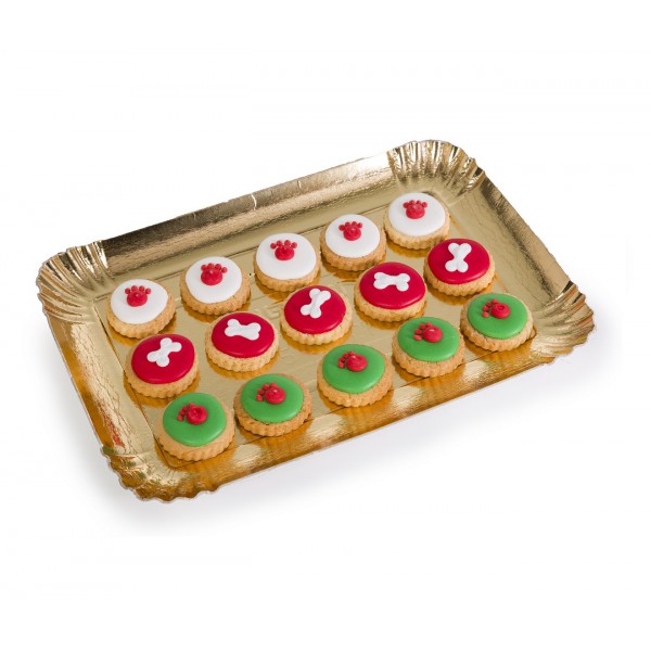Dolci Impronte Vassoio | 15 Cupcake Natalizi 300g