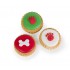 Dolci Impronte Vassoio | 15 Cupcake Natalizi 300g