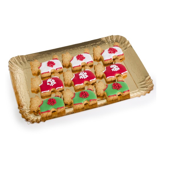 Dolci Impronte Vassoio | 9 Cagnolini Natalizi 225g