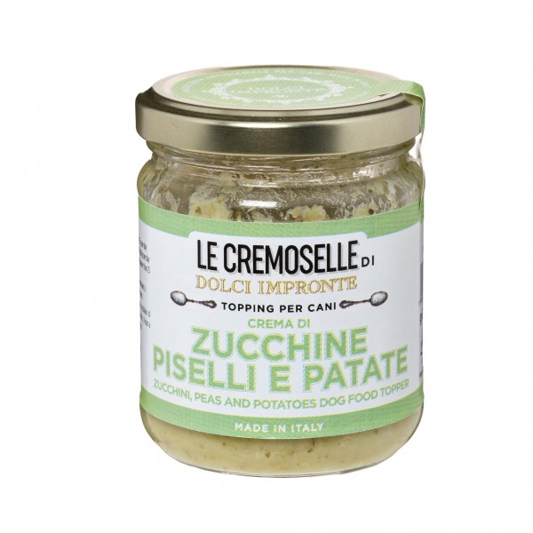 Dolci Impronte - Le Cremoselle Natural Topper - Pack of 6 Jars Courgettes Peas Potatoes - 125gr