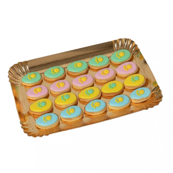 Dolci Impronte Biscuit Tray - 20 Eggs with Paw