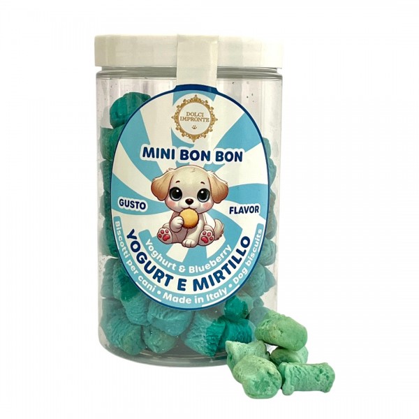 Dolci Impronte - Mini Bonbon Aroma Yogurt e Mirtillo  170gr