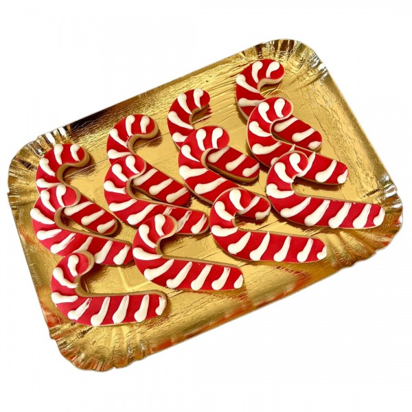 Dolci Impronte Vassoio | 12 Biscotti Natalizi Candy 230g