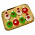 Dolci Impronte Vassoio | 9 Palline Natale  Verdi Rosse 270g