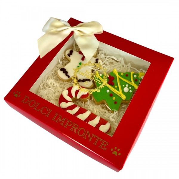 Dolci Impronte 2 Confezioni | Scatola Natale Albero Candy Ginger 55g