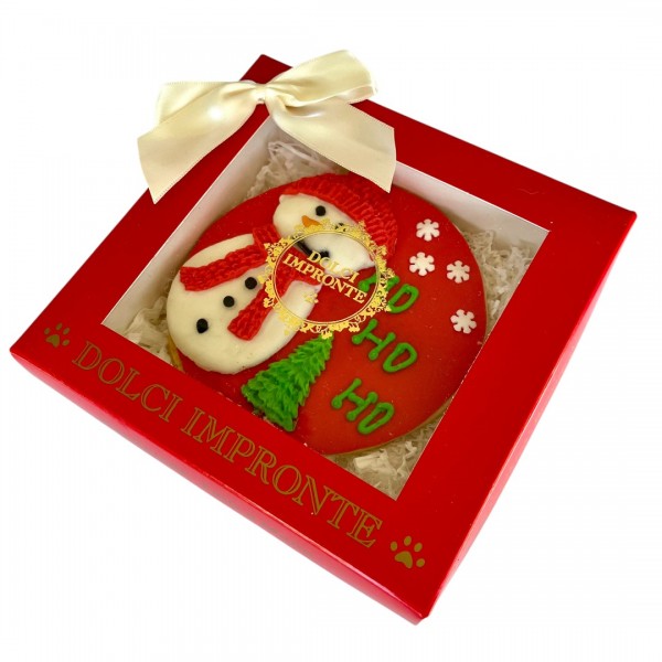 Dolci Impronte 2 Confezioni | Scatola Natale Pupazzo Neve 125g