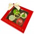 Dolci Impronte 2 Confezioni | Scatola Natale 4 Cupcakes Assortiti  VAR 1 65g
