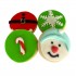 Dolci Impronte 2 Confezioni | Scatola Natale 4 Cupcakes Assortiti  VAR 2 65g