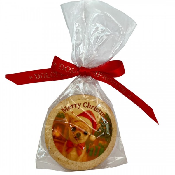 Dolci Impronte 3 Confezioni | Sacchetto Biscotto Natale Chihuahua 46g
