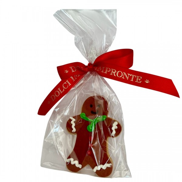 Dolci Impronte 3 Confezioni | Sacchetto Biscotto Natale Ginger 38g