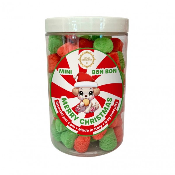 Dolci Impronte 3 Confezioni | Barattolo Biscotti Natalizi 180g