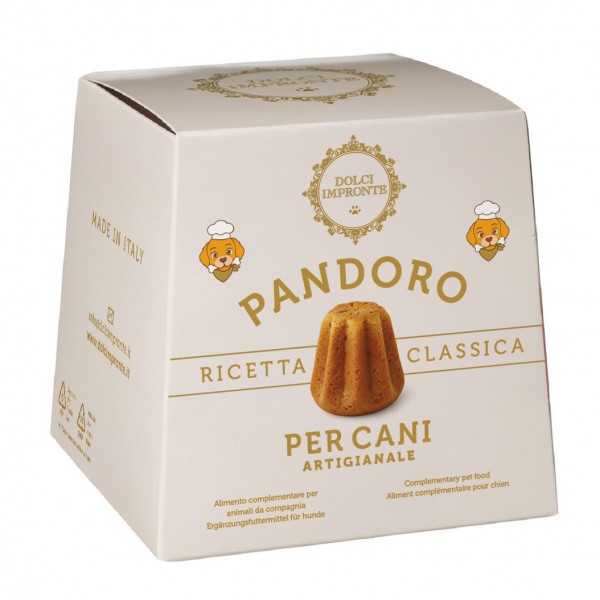 Dolci Impronte - 100 pezzi - Scatola Pandoro 110gr con cocco a parte