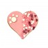 Dolci Impronte | Pack of 3 Pieces – Pink Heart with Little Hearts 52g