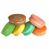 Dolci Impronte | Confezione 3 pezzi Scatola 6 macarons in frolla 170gr