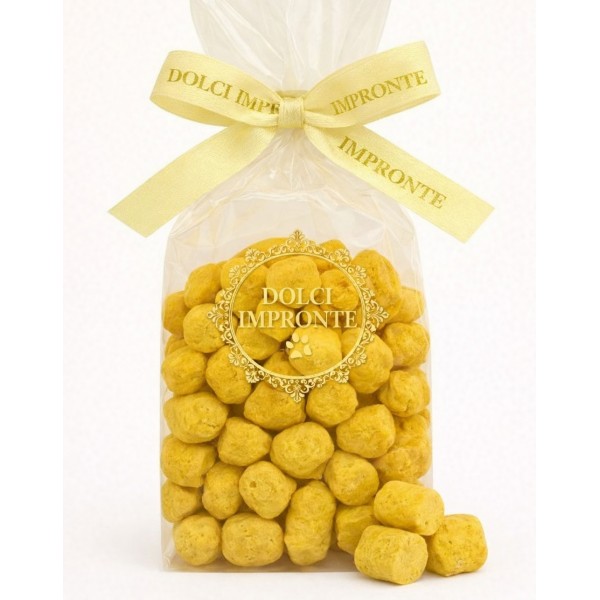 Dolci Impronte  | Confezione 8 Sacchetti Biscottini   Aroma Banana 140g