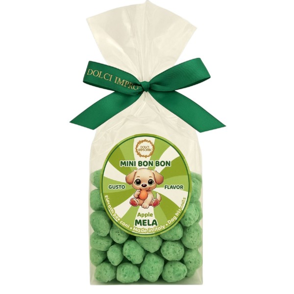 Dolci Impronte | Mini Bonbon Aroma Mela 170 g Confezione 3 Sacchetti S01