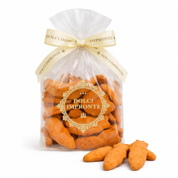 Dolci Impronte | I Pel di Carota   Carrot  Honey Flavored Biscuits - 180g  - Pack 3 pcs