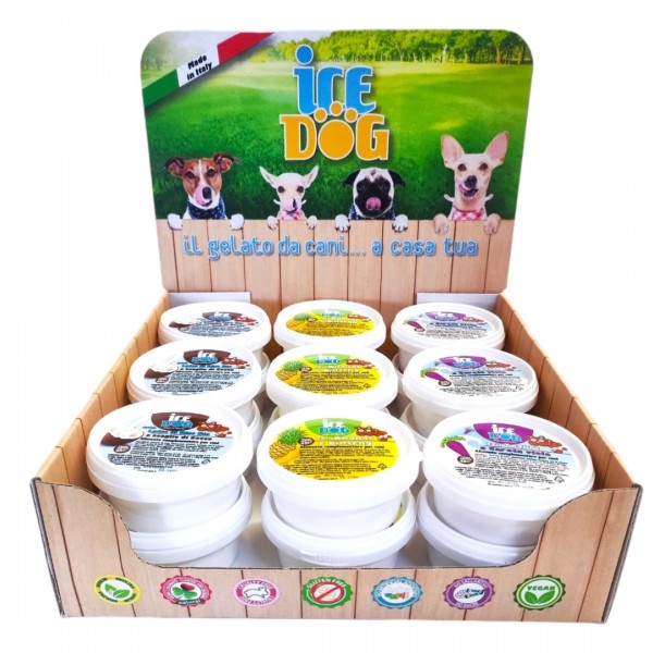 Ice Cream | Counter Display – 108 tubs for 3 flavours