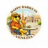 Souvenir City Edition HAPPY BARKS [CITY] - rotondo - 10 Pezzi