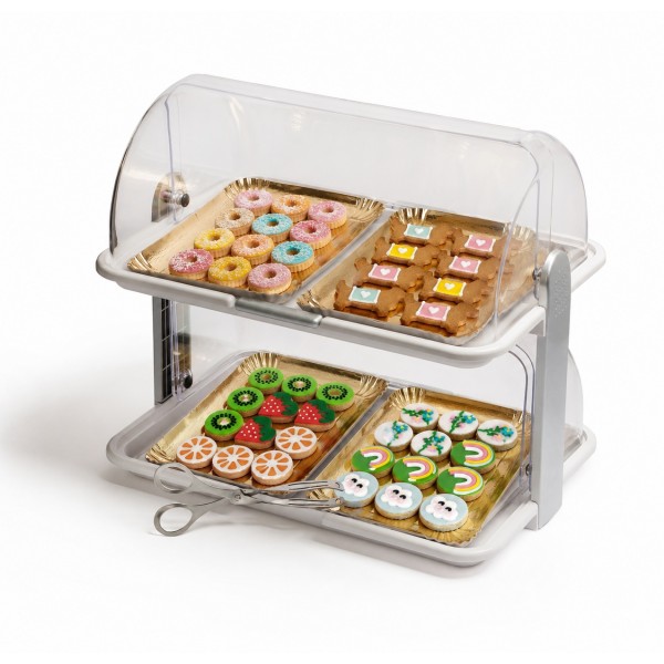 Pastry Display – Two Shelves for 4 Dolci Impronte Trays