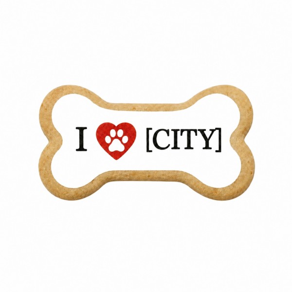 Souvenir City Edition - I LOVE [CITY] – Osso - 12 pezzi