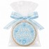 Dolci Impronte | Pack of 3 Birthday Round Cake Blue 110 g.