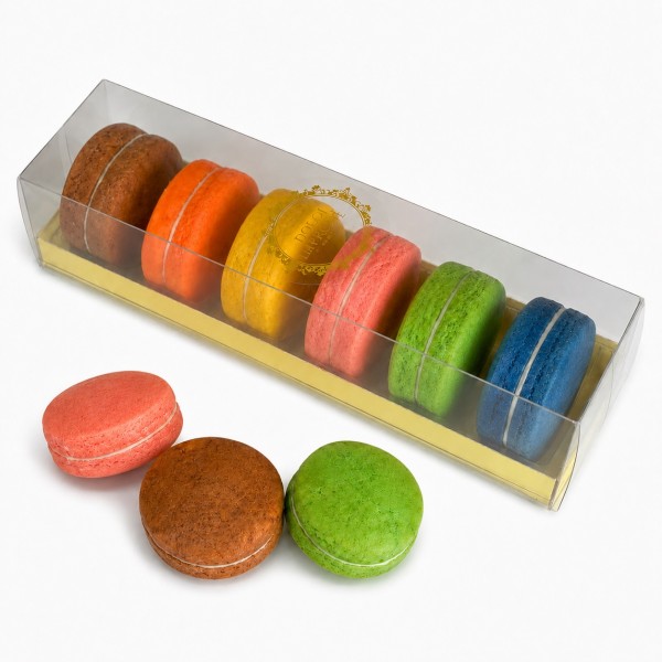 Dolci Impronte | Confezione 3 Scatole  6 Macarons 170gr