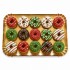 Dolci Impronte Vassoio | 15 Mini donuts Soggetti Natale 215g