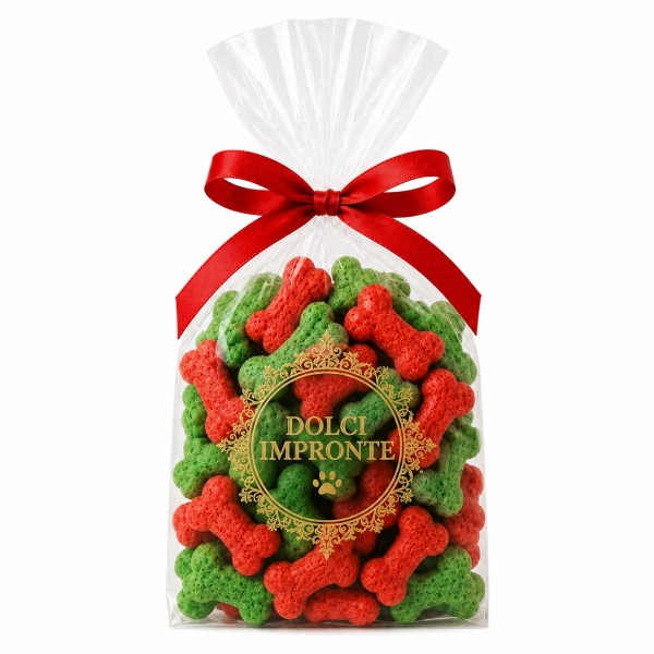 Dolci Impronte | Christmas Bag Mignon Bones 170 g  (Pack 3pcs)
