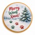 Dolci Impronte | PAW PRINTS Christmas Biscuit with Edible Wafer 42 g. (Pack 3pcs)