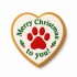 Dolci Impronte | 3 Merry Christmas Hearts with Edible Wafer 85 g. (Pack 3pcs)