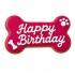 Dolci Impronte | Birthday Bone Fucsia - 85gr  3 Confezioni  (S9)