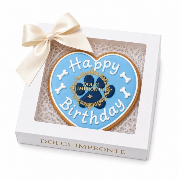 Dolci Impronte |Birthday Bone Paw  Azzurro 97gr  2 Confezioni  S08