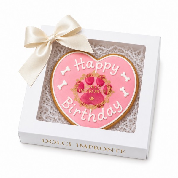 Dolci Impronte |Birthday Bone Paw Rosa 97gr 2 Confezioni S08