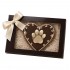 Dolci Impronte | Cofanetto Wengè  Cuore decorato 95 gr 2 Confezioni  S05
