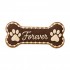 Dolci Impronte | Wengé Gift Box with Decorated Forever Bone 70 g. (Pack 2pcs)  S05