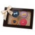 Dolci Impronte | Cofanetto Wengè 4 Cupcakes  80g    2 Confezioni S05