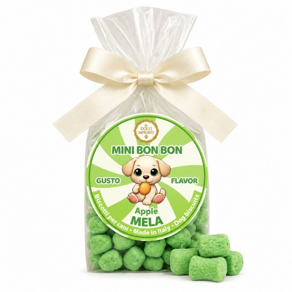 Dolci Impronte | Mini Bonbon Apple Flavour 170 g– 3-bag pack S01