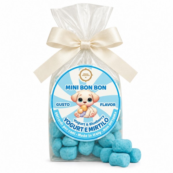 Dolci Impronte | Mini Bonbon Yogurt and Blueberry Flavour 170 g  3-bag pack
