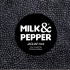 Milk&Pepper - Jaguar - Collare  Cuoio Stampato  - Nero -